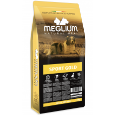 Meglium Dog Adult Sport Gold - сухой корм для взрослых активных собак средних и крупных пород, с говядиной