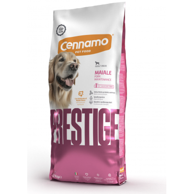 Cennamo Prestige Adult Dog Maxi Pork - полнорационный сухой корм для взрослых собак крупных пород, со свининой и рисом 