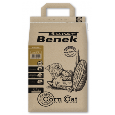 Super Benek Corn Cat Golden - наполнитель для котов кукурузный комкующийся улучшенный