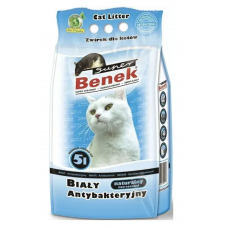Super Benek Antibacterial - бентонитовый комкующийся антибактериальный наполнитель для кошек и котов 