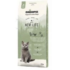 Chicopee CNL NEW LIFE - полнорационный корм для котят и беременных кошек, с птицей