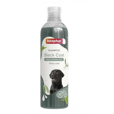 Beaphar Shampoo Black Coat Dog - шампунь с алоэ вера для собак темного и черного окраса, 250 мл (13840)