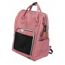 Trixie Переноска-рюкзак (сумка) для животных "Ava" до 10 кг, 32х42х22 см, полиэстер, красный (28846)