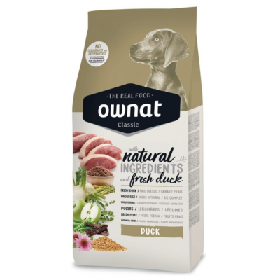 Ownat Classic Adult Duck - сухой корм для взрослых собак всех пород, с уткой