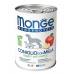 Monge Dog Natural Monoprotein Fruits - влажный корм для собак, паштет из кролика с яблоком