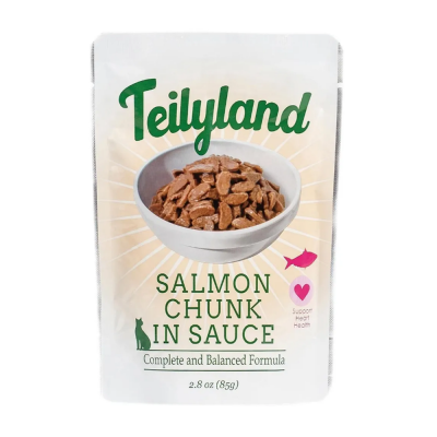 Teilyland Cat Salmon - влажный корм для кошек кусочки с лососем в соусе (арт. 100164)