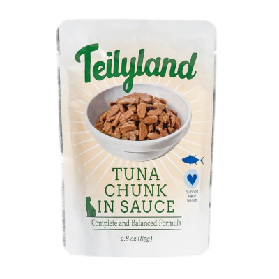 Teilyland Cat Tuna - влажный корм для кошек кусочки с тунцом в соусе (арт. 100157)