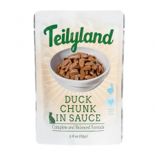 Teilyland Cat Duck - влажный корм для кошек кусочки с уткой в соусе (арт. 100171)