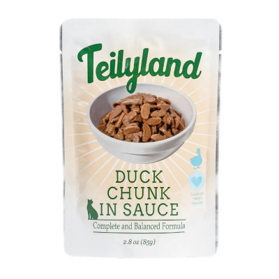 Teilyland Cat Duck - влажный корм для кошек кусочки с уткой в соусе (арт. 100171)