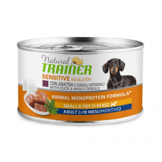 Trainer Natural Sensitive No Gluten Adult Mini Duck - влажный корм для собак мелких пород с уткой, 150 г, (арт. 9505)