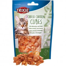 Trixie Premio Cat Лакомство для кошек, куриные кубики с сыром, 50 г