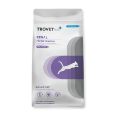 Trovet Plus Cat Renal Venison - диетический корм для кошек при хронической почечной недостаточности, оленина