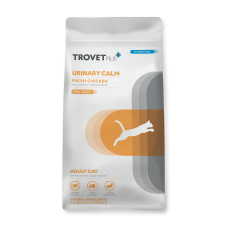 Trovet Plus Cat Urinary Calm Chicken - диетический корм для кошек при мочекаменной болезни, курица