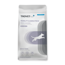 Trovet Plus Dog Mobility Geriatrics Salmon - диетический корм для собак для поддержания функции суставов при остеоартрите, лосось