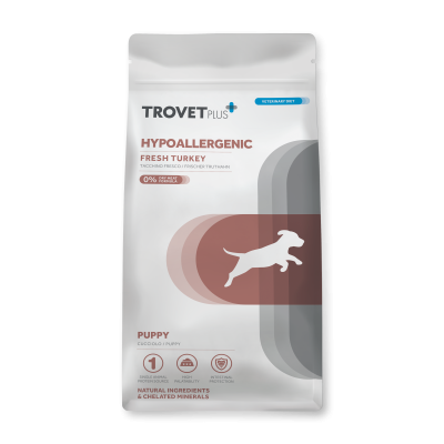 Trovet Plus Puppy Hypoallergenic Turkey - гипоаллергенный корм для щенков, индейка