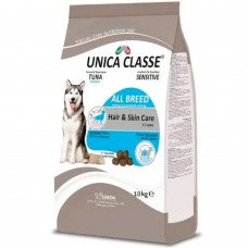 Unica Classe Dog Adult All Breed Hair&Skin - сухой корм для взрослых собак всех пород для ухода за шерстью и кожей, тунец