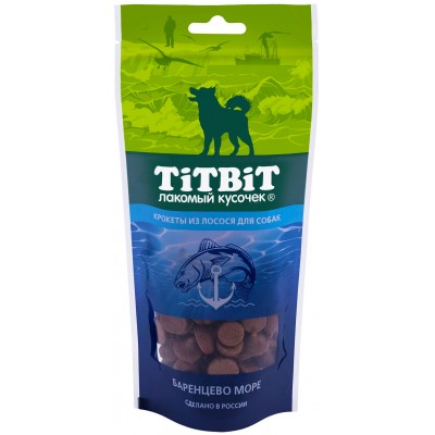 Titbit Крокеты из лосося для собак, 75 г. (арт. 13502)