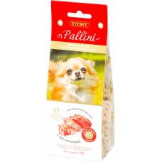 TitBit Печенье Pallini с телятиной для собак,125 г. (арт. 001073) 