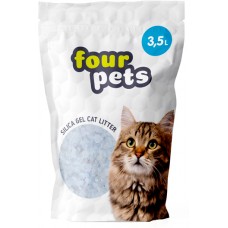 FOUR PETS Наполнитель силикагелевый для кошачьего туалета